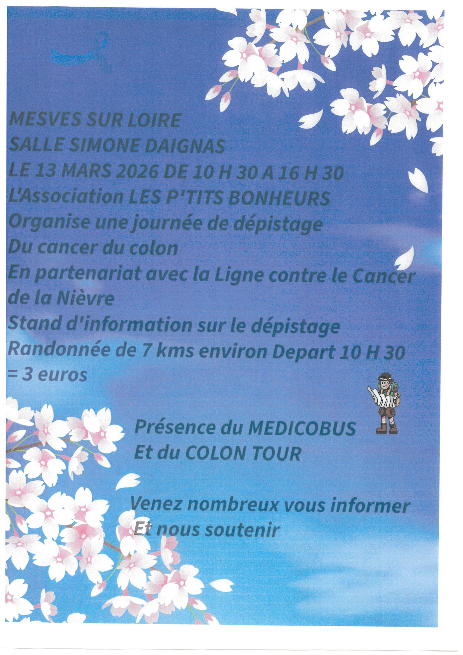 Journ&eacute;e de d&eacute;pistage du cancer du colon